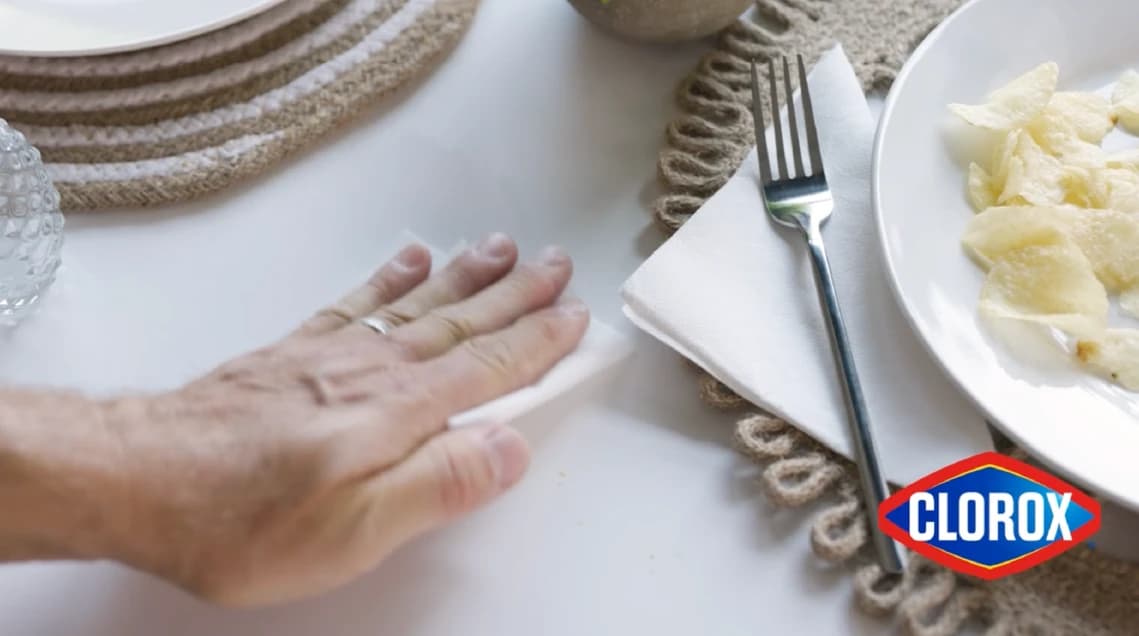 Image showing a clean dinner place setting.